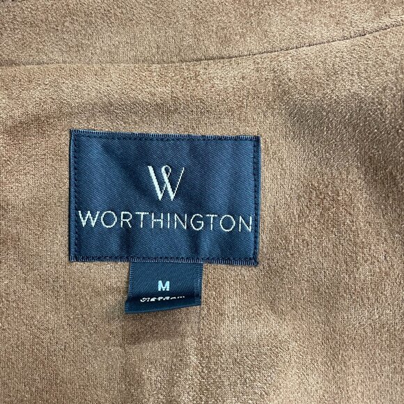 Worthington English Toffee NWT Knee Length Jacket   Size Medium - Picture 3 of 5